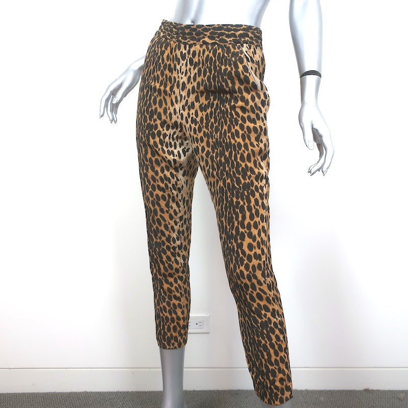 Rampage Womens Teen Size 11 Animal Print Pants Jeans Brown Cheetah | eBay